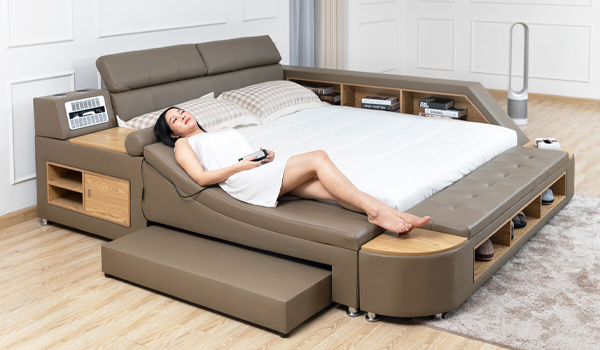Giường ngủ thông minh mang đến nhiều tiện ích vượt trội