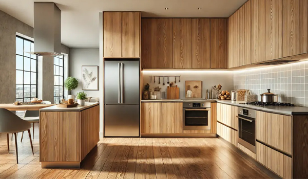 Khám phá kích thước tủ bếp chữ L lý tưởng cho gia đình bạn