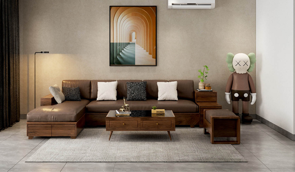 Sofa gỗ sồi sở hữu độ bền vượt thời gian