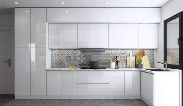 Tủ bếp Acrylic - Lựa chọn hoàn hảo cho không gian bếp hiện đạ