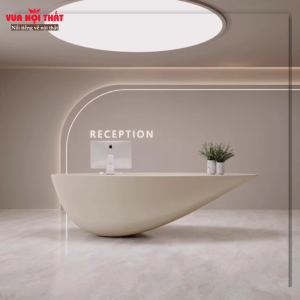 Bàn lễ tân composite độc đáo CPS09