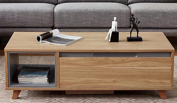 Bàn trà sofa gỗ công nghiệp là lựa chọn lý tưởng cho nhiều gia đình
