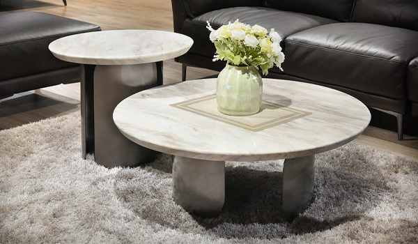Bàn trà sofa tròn - Thiết kế độc đáo và linh hoạt cho không gian phòng khách