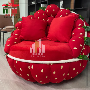 Ghế sofa đơn hình quả dâu tây cao cấp GL61