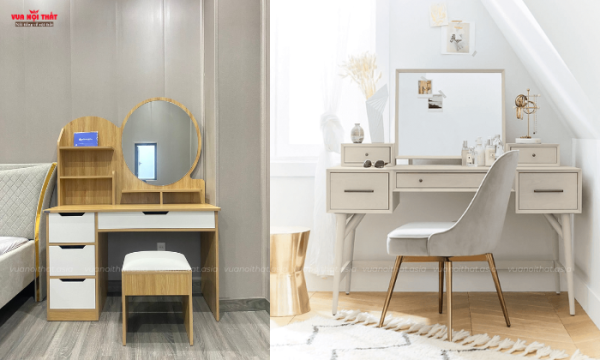 Mẫu bàn trang điểm gỗ MDF giá rẻ là sự lựa chọn lý tưởng cho phái đẹp