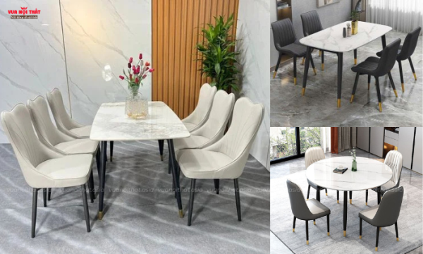 Một số mẫu bộ bàn ăn 4 ghế bán chạy, giá rẻ được ưa chuộng nhất hiện nay