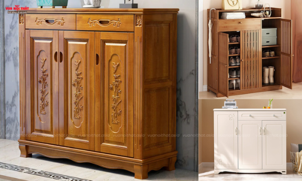 Các mẫu tủ giày dép cổ điển chất lượng, giá rẻ bán chạy hiện nay