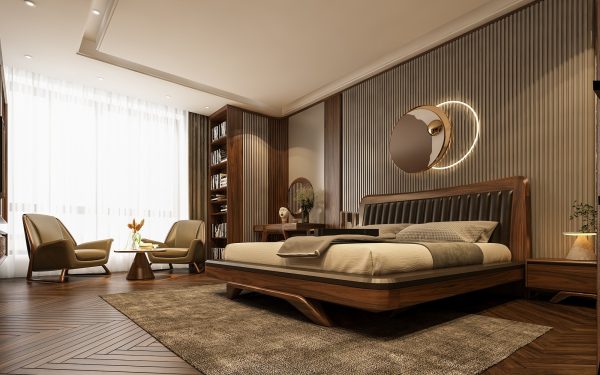 Nội Thất Phòng Ngủ Gỗ Óc Chó