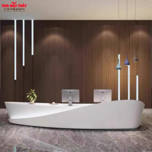 Vuanoithat - Đơn vị cung cấp quầy lễ tân composite theo yêu cầu giá tốt
