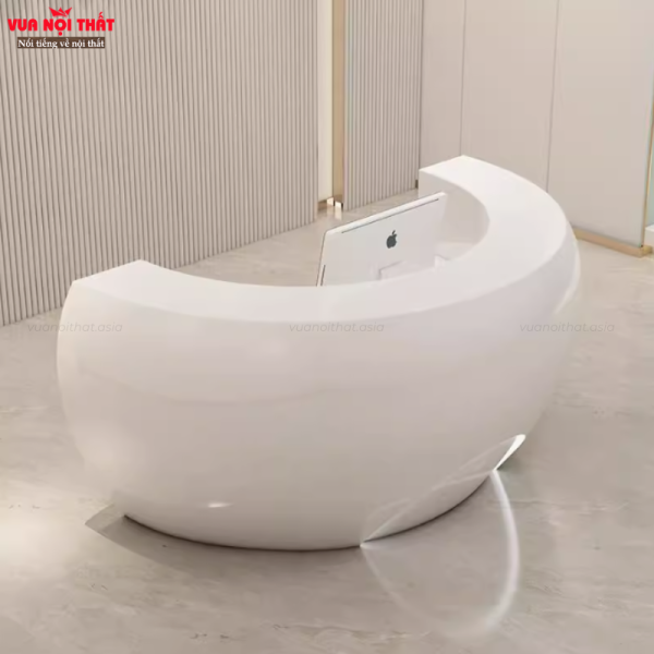 Quầy lễ tân composite hình bán nguyệt CPS10 có đa dạng kích thước