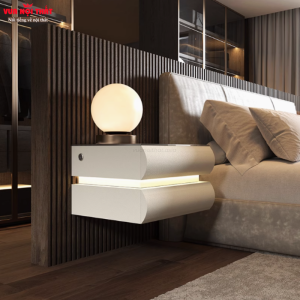 Tủ đầu giường treo tường nhập khẩu cao cấp TDG18