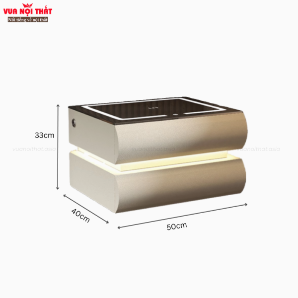 Kích thước của tủ đầu giường treo tường thông minh TDG18