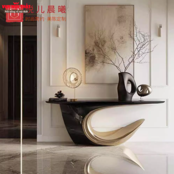 Kích thước bàn tiền sảnh chân lượn sóng BTS19