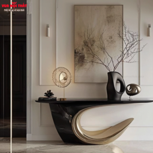 Đặc điểm của bàn console chân lượn sóng đẹp BTS19