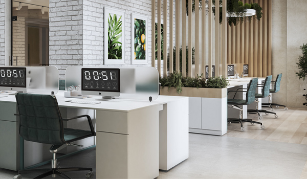 Nội thất văn phòng hiện đại & khoa học giúp gây ấn tượng tốt với đối tác/khách hàng