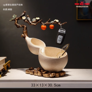 Kích thước bình hồ lô decor bàn độc đáo, ấn tượng PKTT22