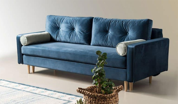 Sofa vải mang đến cảm giác thoải mái, êm ái khi sử dụng hàng ngày