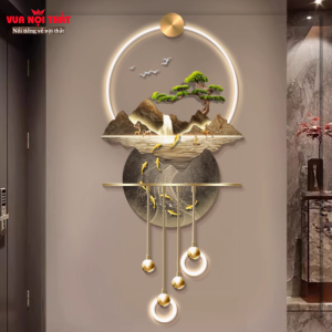 Tranh đèn decor núi non TT82