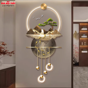 Đặc điểm của tranh đèn decor núi non sang trọng TT82