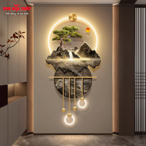 Tranh đèn decor phong cảnh thiên nhiên TT83
