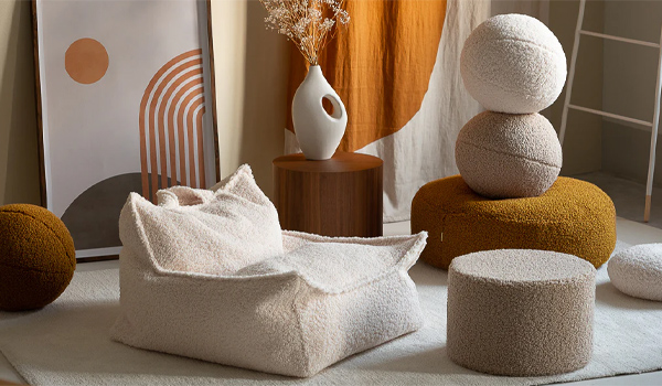 Ghế lười cho căn hộ thường có thiết kế gọn nhẹ & dễ dàng di chuyển