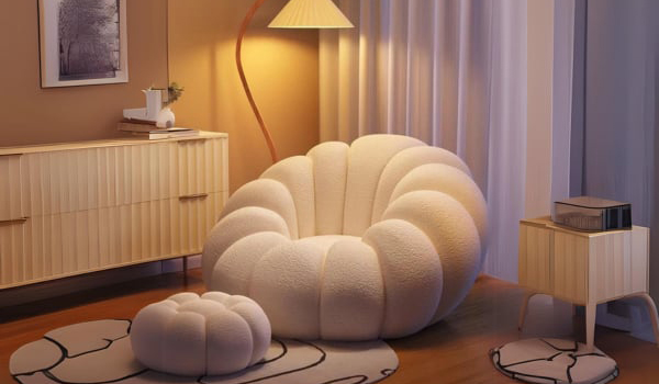 Ghế lười kiểu dáng độc đáo mang lại cảm giác thư giãn tuyệt đối