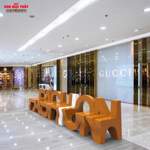 Ghế ngồi tựa lưng hình chữ cái đẹp CPS19 được yêu thích hiện nay