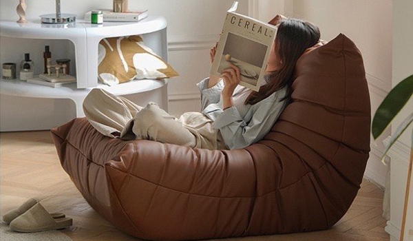 Lựa chọn sử dụng ghế sofa lười cao cấp giúp tiết kiệm không gian hiệu quả