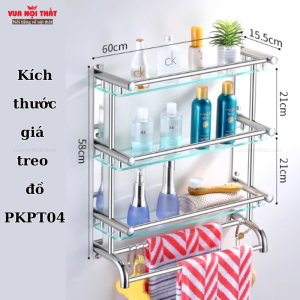 Kích thước giá treo khăn nhà tắm PKPT04