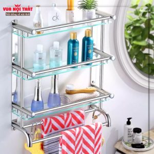 Giá treo khăn phòng tắm 3 tầng PKPT04