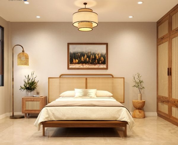 Hệ thống ánh sáng góp phần tạo nên không gian nghỉ ngơi ấm cúng, thư giãn và hiện đại hơn.