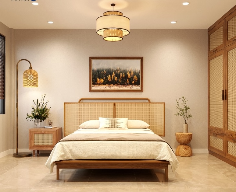 Hệ thống ánh sáng góp phần tạo nên không gian nghỉ ngơi ấm cúng, thư giãn và hiện đại hơn.