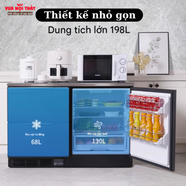 Tủ lạnh âm bàn nhập khẩu GD47 với thiết kế nhỏ gọn, tiết kiệm không gian
