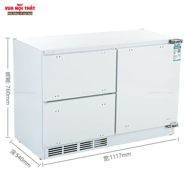 Kích thước tủ lạnh âm bàn chất lượng cao GD47