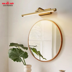 Đèn soi tranh nhập khẩu bằng đồng DTT73 có 4 màu sắc gồm vàng, bạc, đen và gỗ