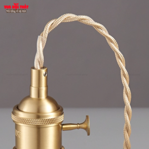 Đèn thả bàn ăn giá rẻ DTT71 được làm từ đồng thau và thủy tinh cao cấp