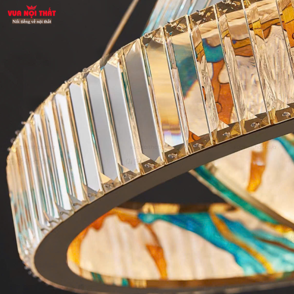 Đèn thả pha lê nghệ thuật sang trọng DTT68 tạo điểm nhấn ấn tượng cho không gian