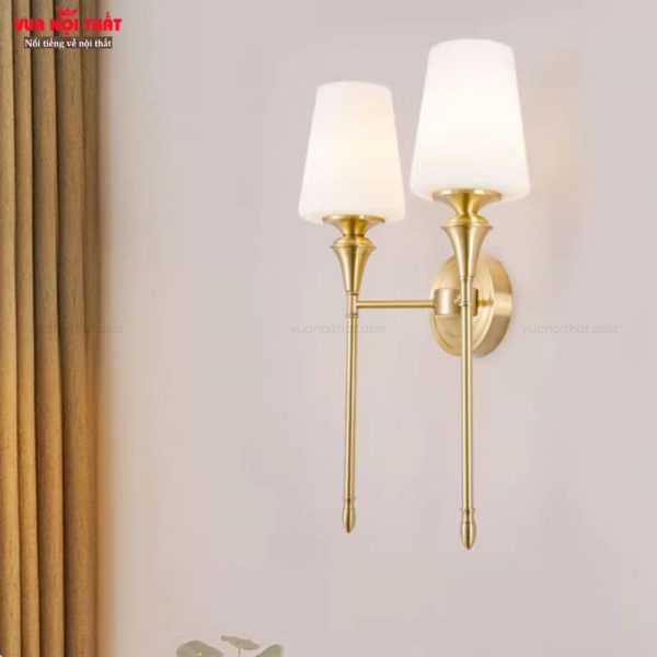 Đặc điểm nổi bật của đèn tường bằng đồng kiểu Mỹ DTT74