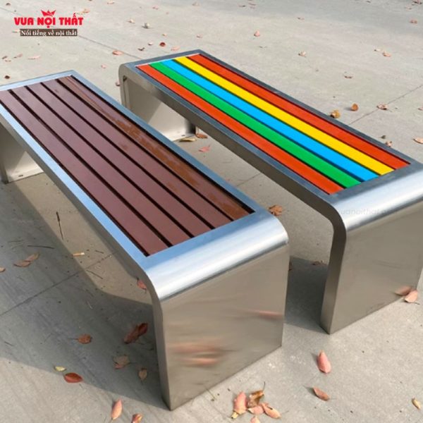 Kích thước của bộ ghế công viên decor ngoài trời đẹp BGNT11