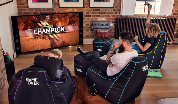 Ghế lười hạt xốp cho phòng game