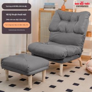 Ghế thư giãn kèm đôn GL64 màu xám