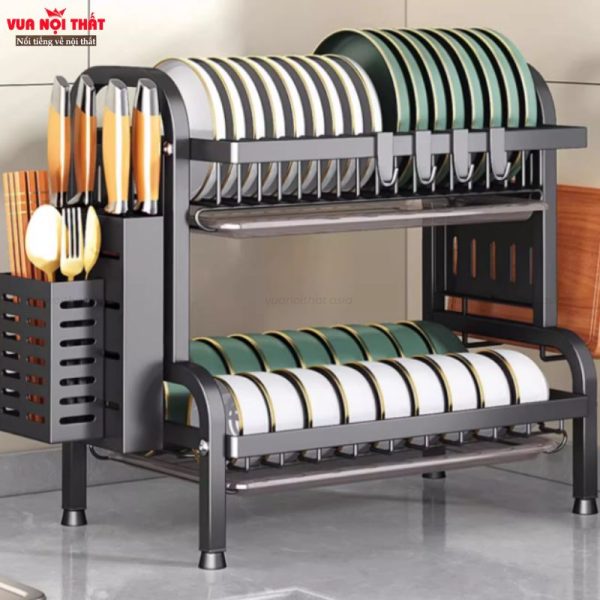 Kệ úp chén có khay thoát nước PKB17 giúp không gian bếp thêm gọn gàng, ngăn nắp