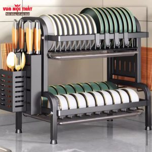 Kệ đựng chén đĩa có khay thoát nước PKB17