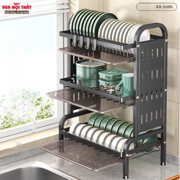 Đặc điểm nổi bật của kệ úp chén đĩa có khay thoát nước PKB17