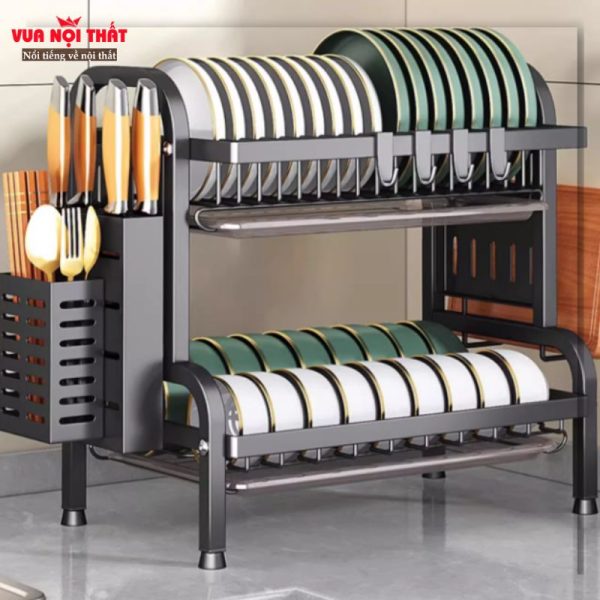 Kệ đựng chén đĩa có khay thoát nước PKB17