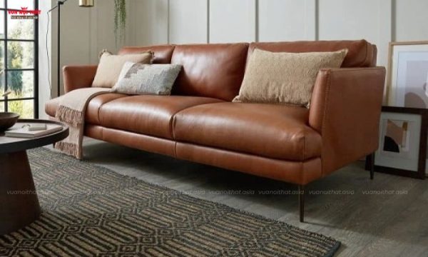 Sofa da góp phần tăng giá trị thẩm mỹ cho không gian