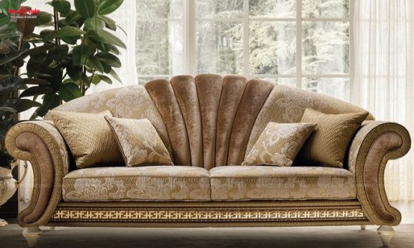 Sofa da tân cổ điển cao cấp