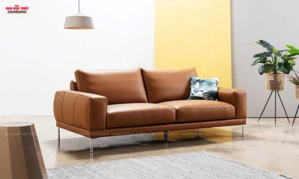 Sofa văng với thiết kế đơn giản tạo điểm nhấn cho không gian