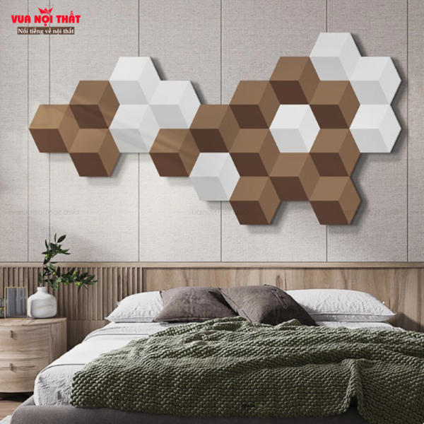 Tranh decor hiện đại TT85 được làm từ gỗ điêu khắc - sa thạch