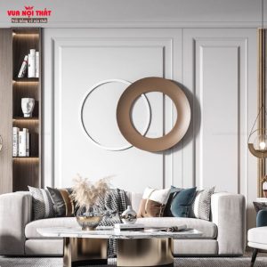 Tranh tường có đèn LED bằng sắt sang trọng TT86 tạo điểm nhấn cho không gian